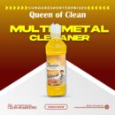 Queen of Clean – Multi Metal Cleaner (500ml) for Brass | Bronze | Copper | Panchaloha | Stainless Steel Removes Tarnish & Restores Shine