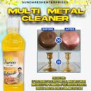 Queen of Clean – Multi Metal Cleaner (500ml) for Brass | Bronze | Copper | Panchaloha | Stainless Steel Removes Tarnish & Restores Shine